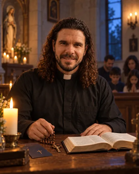 Padre Sergio em oração